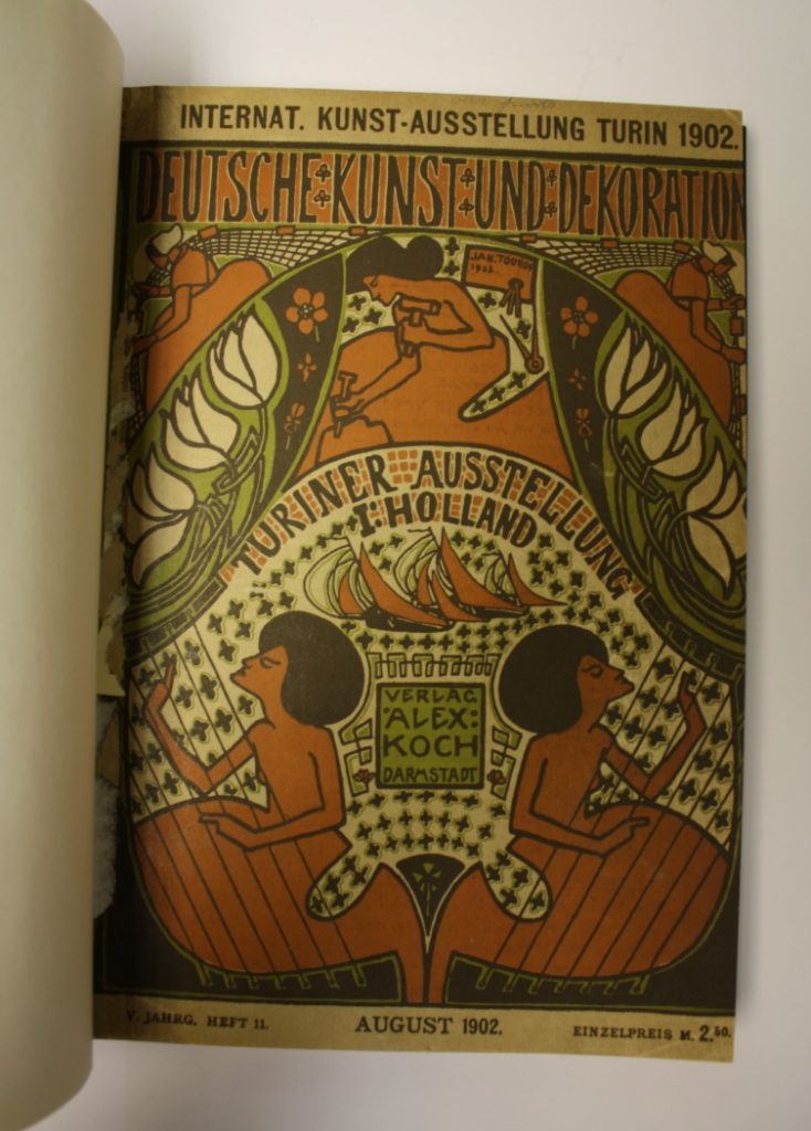 Cover of Deutsche Kunst und Dekoration, Volume 5, 11, The Glasgow School of Art Library