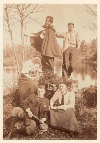 A photograph of the group known as 'The Immortals', GSA Archives and Collections (archive reference: DC/4/9/1)