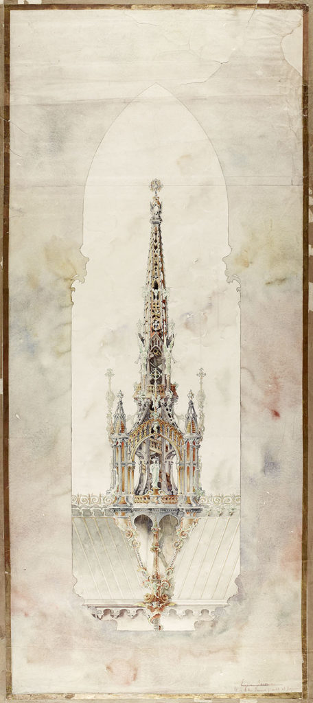 Design for Church/Cathedral Spire, GSA Archives and Collections (archive reference: NMC/375/3)
