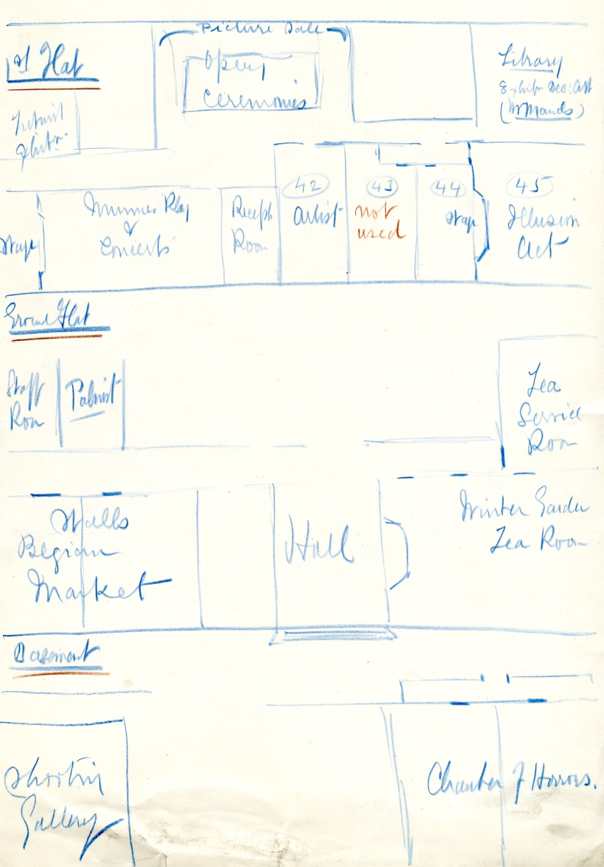 Material from the Belgium Tryst Archive, GSA Archives and Collections (archive reference: GSAA/SEC/30)