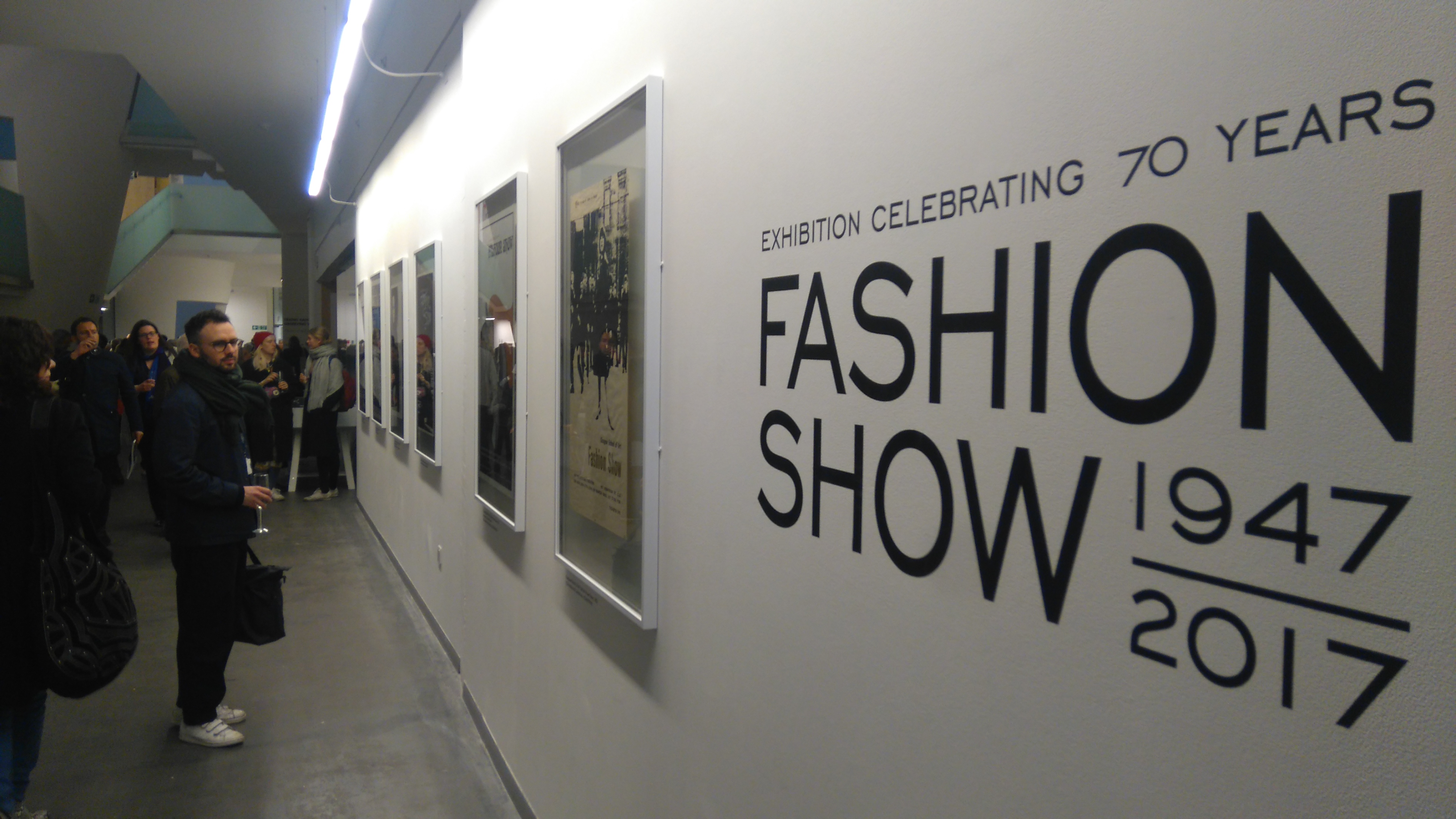 Opening night of The Glasgow School of Art Fashion Show 70th Anniversary exhibition on the 3rd of March.