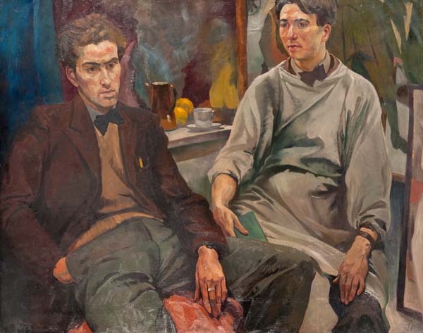 Painting of The Two Roberts by Ian Fleming from our collection (Archive Reference: NMC/020)