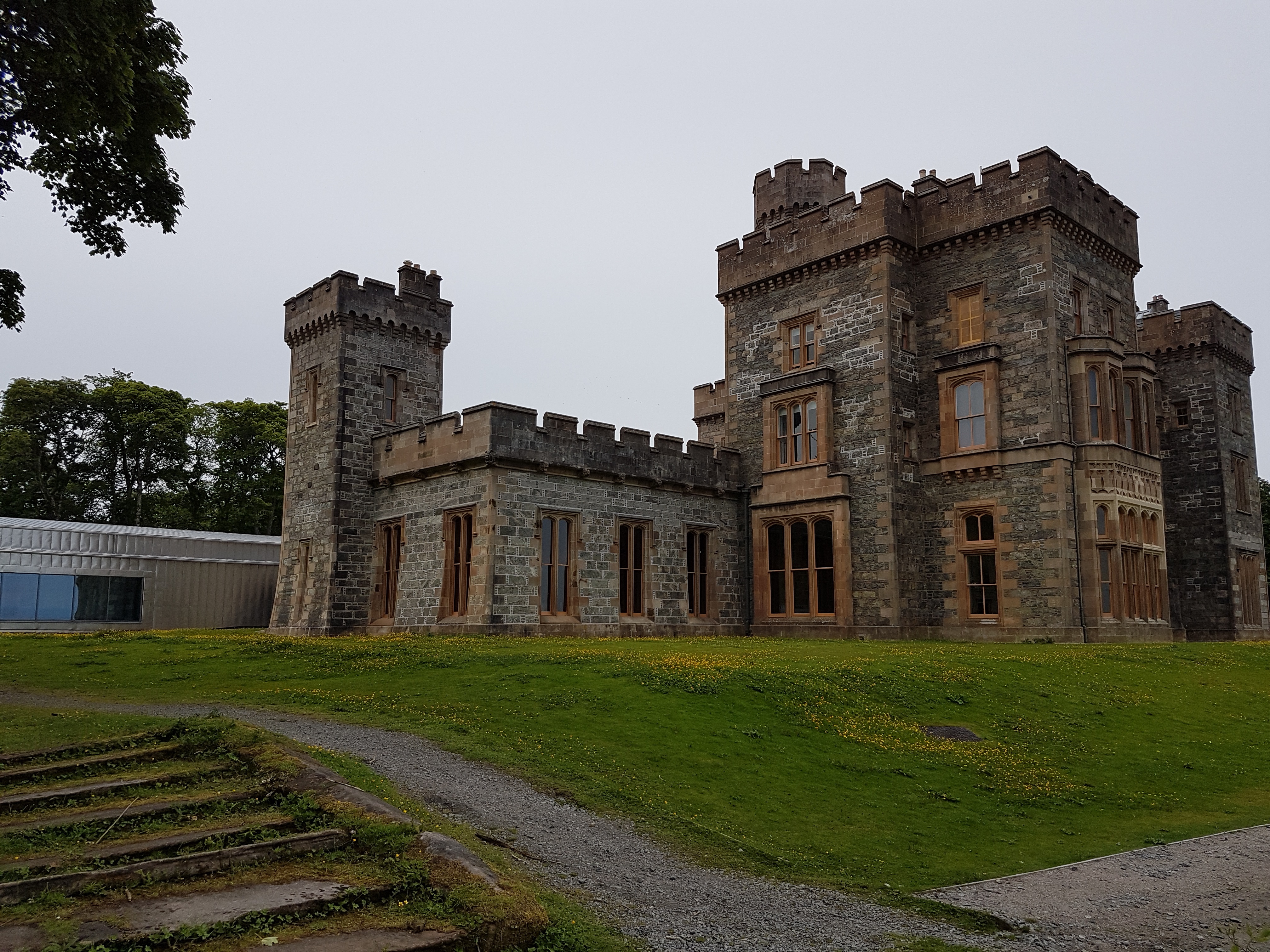 Lews Castle with the Archive to the rear.