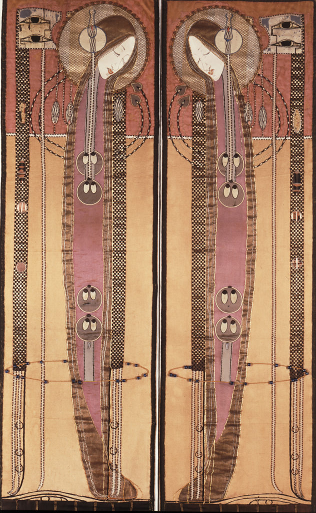 Embroidered panels by Margaret Macdonald, c1902-1904 (Archive Reference: MC/A/01)